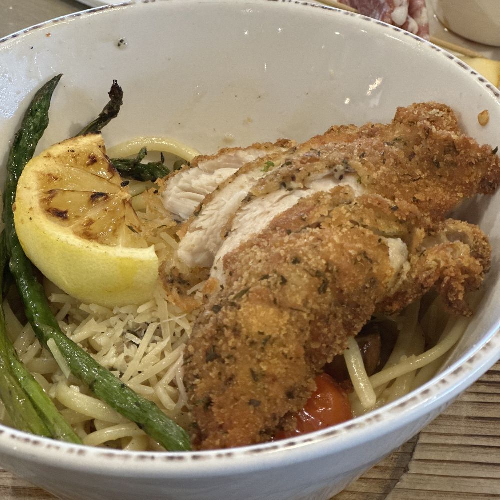 Tula's Kitchen - Chicken Scallopini. Flavor fantastic! Hubs and I split the meal and it was more than enough. - New American Near Me - Albuquerque, New Mexico Tula's Kitchen - Chicken Scallopini. Flavor fantastic! Hubs and I split the meal and it was more than enough. - New American Near Me - Albuquerque, New Mexico