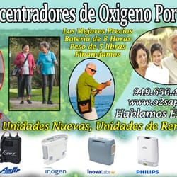 Llama ahora. O Visita www.o2sap.com para mas informacion. Concentradores de Oxigeno Portatil
