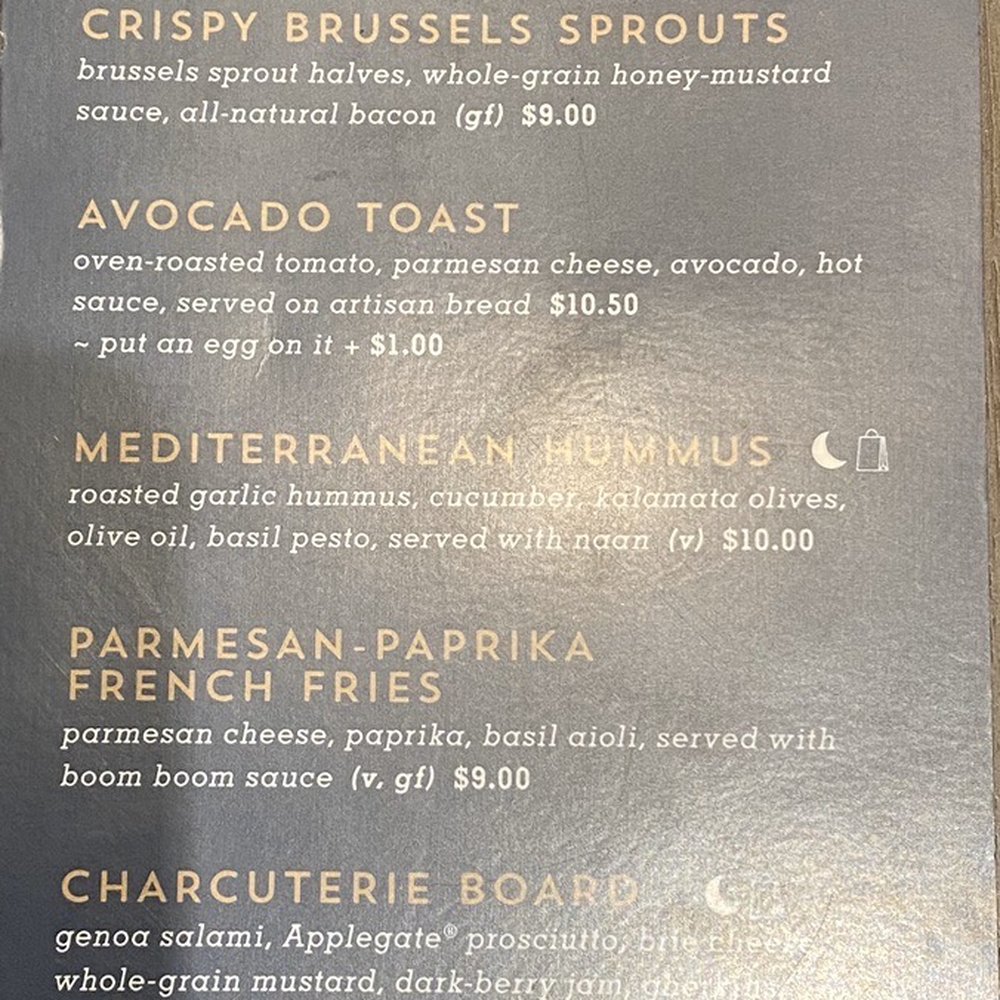 Menu November 12, 2019