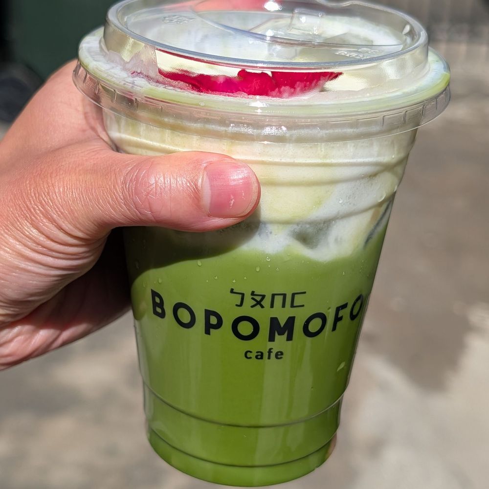 Bopomofo Cafe - Nami Rose Matcha (limited time) was very creamy and refreshing! - Bubble Tea Near Me - San Gabriel, California Bopomofo Cafe - Nami Rose Matcha (limited time) was very creamy and refreshing! - Bubble Tea Near Me - San Gabriel, California