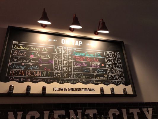 Menu photo 4 Ancient City Brewing Taproom Saint Augustine, FL