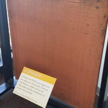 Asarco Mineral Discovery - A copper cathode on display in the museum. - Tours Near Me - Sahuarita, Arizona