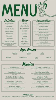 Menu photo 4 Marimba Cafe Hackensack, NJ