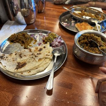 Puranpoli - Zunka and Bhakri (2) - Vegetarian Near Me - Santa Clara, California Puranpoli - Zunka and Bhakri (2) - Vegetarian Near Me - Santa Clara, California