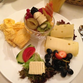 Schwarzes Café - Scramble eggs, cheese, and fruit salat. - Breakfast & Brunch Near Me - Berlin, BE Schwarzes Café - Scramble eggs, cheese, and fruit salat. - Breakfast & Brunch Near Me - Berlin, BE