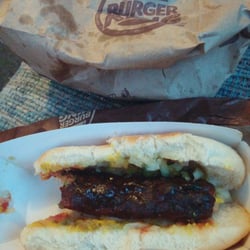 Burger King - Burnt hotdog!!!