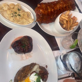 Nick's On 2nd - Wagyu Center Cut Filet with Baked Potato, Macaroni and Cheese, Baby Back Pork Ribs with Fries - New American Near Me - Long Beach, California Nick's On 2nd - Wagyu Center Cut Filet with Baked Potato, Macaroni and Cheese, Baby Back Pork Ribs with Fries - New American Near Me - Long Beach, California