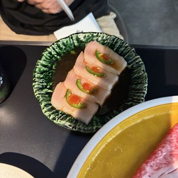 Yumiyaki - Yellowtail carpaccio - Hot Pot Near Me - Rowland Heights, California Yumiyaki - Yellowtail carpaccio - Hot Pot Near Me - Rowland Heights, California