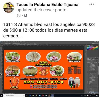 Tacos La Poblana Estilo Tijuana - They Moved locations! - Mexican Near Me - Littlerock, California Tacos La Poblana Estilo Tijuana - They Moved locations! - Mexican Near Me - Littlerock, California