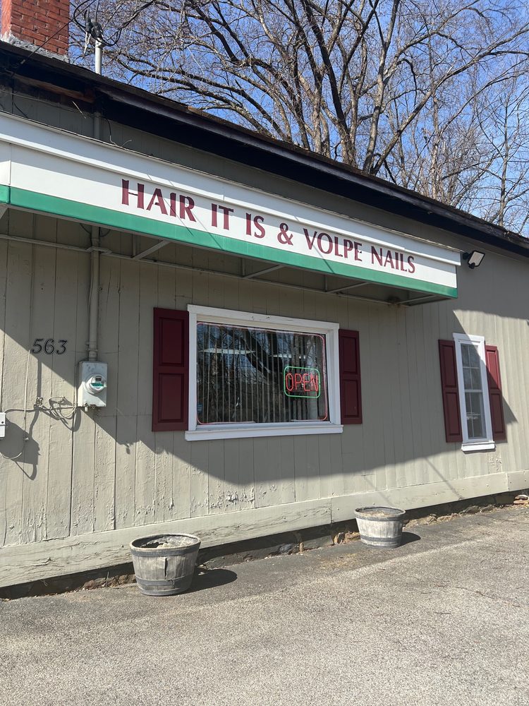 Hair It is & Volpe Nails Logo