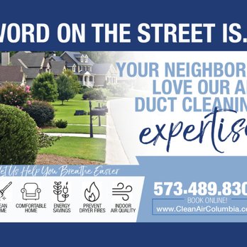Clean Air Columbia - Air Duct cleaning and sealing, dryer vent cleaning. - Air Duct Cleaning Near Me - Centralia, Missouri