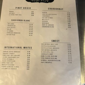 Blush Wine Room - Wine list February 2025 - Wine Bars Near Me - Wesley Chapel, Florida Blush Wine Room - Wine list February 2025 - Wine Bars Near Me - Wesley Chapel, Florida