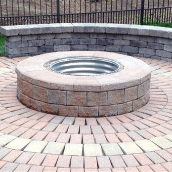 Brick Paver Fire Pit Patio Yelp