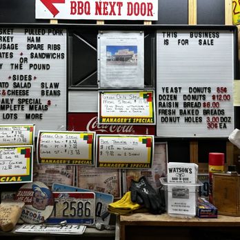 Watson's BBQ - The menu - Barbeque Near Me - Tucumcari, New Mexico