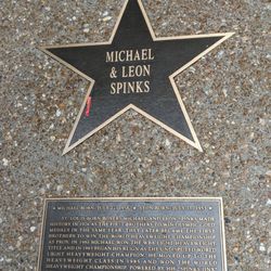 St Louis Walk of Fame - Michael & Leon Spinks on the St. Louis Walk of Fame