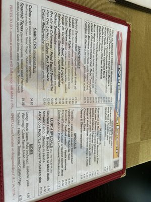 Menu photo 2 Mr Sabor Houston, TX
