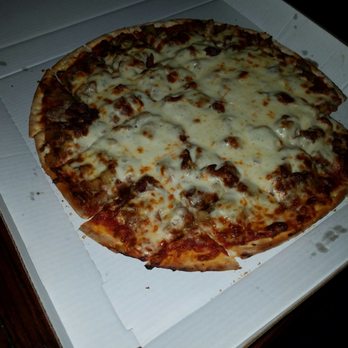 Mama Maria's Pizza - 16" sausage, bacon and eggplant. Yeah, I know that's a weird combo - Pizza Near Me - Elmhurst, Illinois Mama Maria's Pizza - 16" sausage, bacon and eggplant. Yeah, I know that's a weird combo - Pizza Near Me - Elmhurst, Illinois