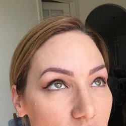 SkiNplicity - Finished microblading procedure. Individual hand strokes placing pigment into the skin for fuller natural looking brows.