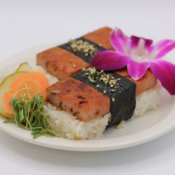 Musubi with house made spam