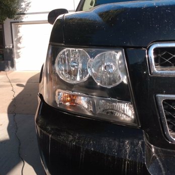 Revision Detailing - After photo of the headlight restoration. - Auto Detailing Near Me - Mesa, Arizona
