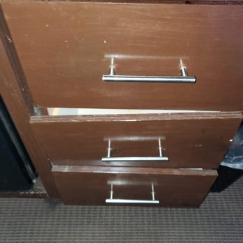Sleep Inn - I was told they wille fix this but just jiggled the draweres back to look fixed they were not functional. - Hotels Near Me - Sumter, South Carolina