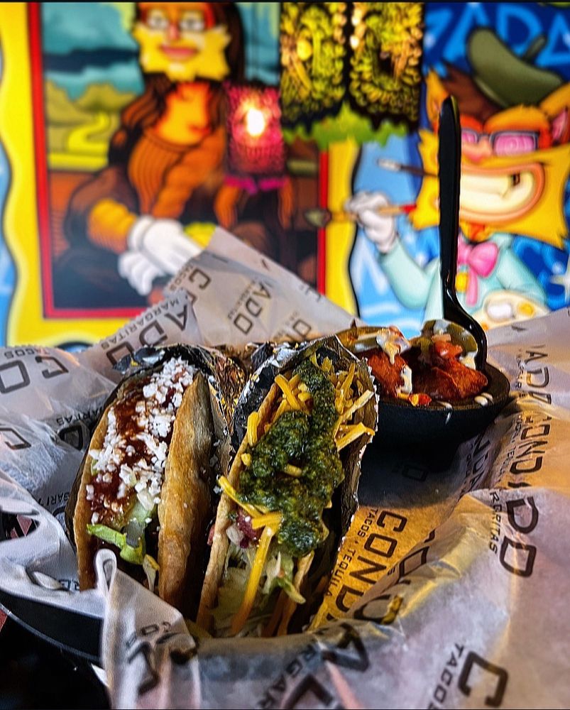 Food from Condado Tacos