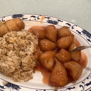 Jade Chinese Restaurant - This is the sweet and sour. Very very good sauce and a perfect amount of food! - Chinese Near Me - Albuquerque, New Mexico