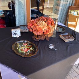 front of store