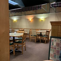 Connie's Cafe - Inside eating with awnings