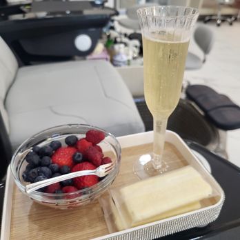 Chic Elegant Nail & Spa - Berries and champagne treat - Nail Salons Near Me - Mamaroneck, New York Chic Elegant Nail & Spa - Berries and champagne treat - Nail Salons Near Me - Mamaroneck, New York