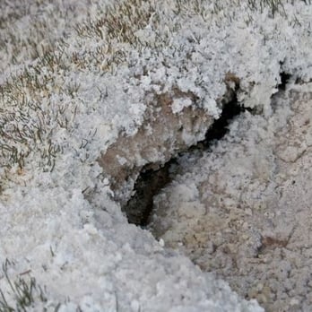 Travertine Hot Spring - Salt build up near the springs - Hot Springs Near Me Travertine Hot Spring - Salt build up near the springs - Hot Springs Near Me