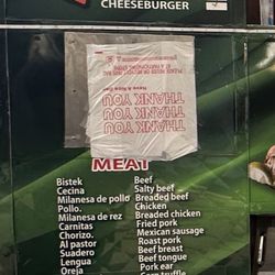 Taqueria 16 de Septiembre 2 - Menu