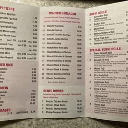 Ichiban Japaneese Steakhouse - Menu 2023