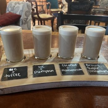 Whole Being Cafe - Hot Latte Flight - Coffee & Tea Near Me - Flowery Branch, Georgia Whole Being Cafe - Hot Latte Flight - Coffee & Tea Near Me - Flowery Branch, Georgia