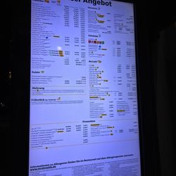 McDonald's - Lunch and dinner menu