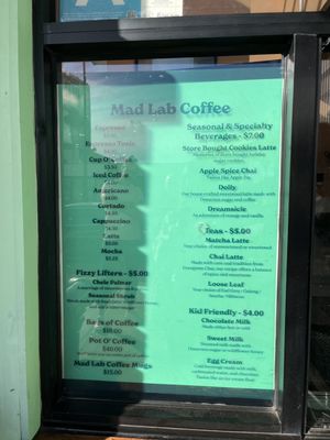 Menu photo 8 Mad Lab Coffee Los Angeles, CA Menu photo 8 Mad Lab Coffee Los Angeles, CA
