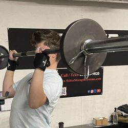 Salter Strength Systems - Military Press is one of the five main lifts.