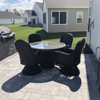 The Wickery - Table with four chairs. - Outdoor Furniture Stores Near Me - Toms River, New Jersey