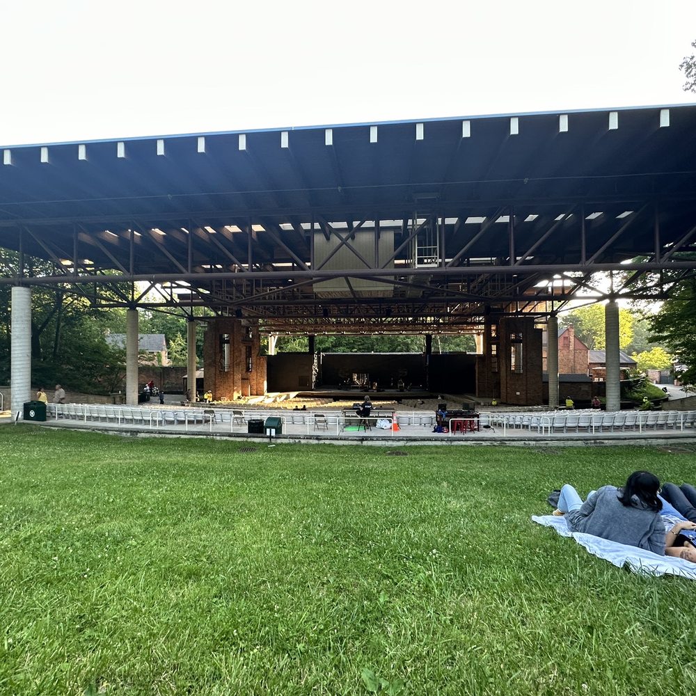Cain Park - Getting ready for showtime! Enjoying our picnic - Performing Arts Near Me - Cleveland Heights, Ohio
