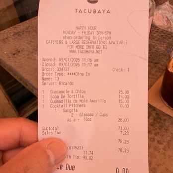 Tacubaya - Nice lunch for two - Mexican Near Me - Berkeley, California