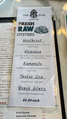 Menu photo 7 The Dive Oyster Bar San Jose, CA Menu photo 7 The Dive Oyster Bar San Jose, CA