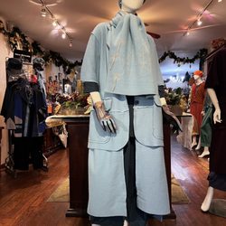 The Brownstone - Sherbet color wool coats, Hats & scarfs