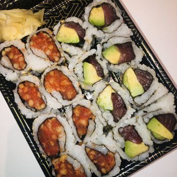 Genkiya Mart - Spicy Salmon + Avocado Tuna Sushi Rolls - International Grocery Near Me - New York, New York Genkiya Mart - Spicy Salmon + Avocado Tuna Sushi Rolls - International Grocery Near Me - New York, New York