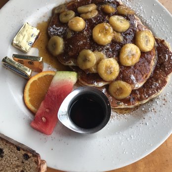 Wild Wheat - Pancakes with banana - Breakfast & Brunch Near Me - Kent, Washington Wild Wheat - Pancakes with banana - Breakfast & Brunch Near Me - Kent, Washington