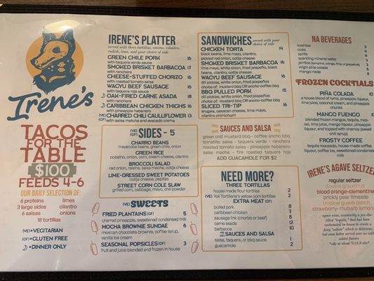 Irene's by null