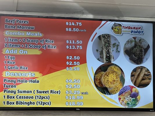 Menu photo 7 Tindahan Pinoy San Jose, CA
