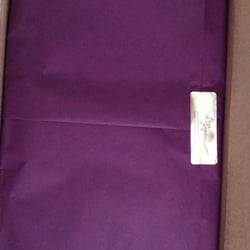 Luxe Paperie Couture Stationery - Packaging upon first opening box.