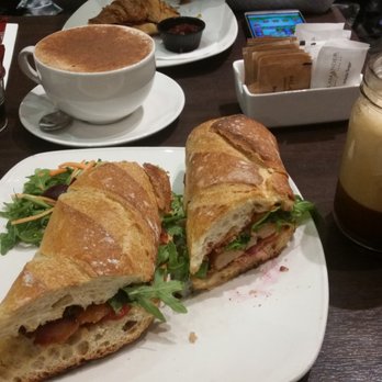 Pascal Coffee House - Fantastic baguette with bacon, sausage, rocket leaves and relish.   Coffee is excellent.  The staff was fantastic - Coffee & Tea Near Me - Galway, G