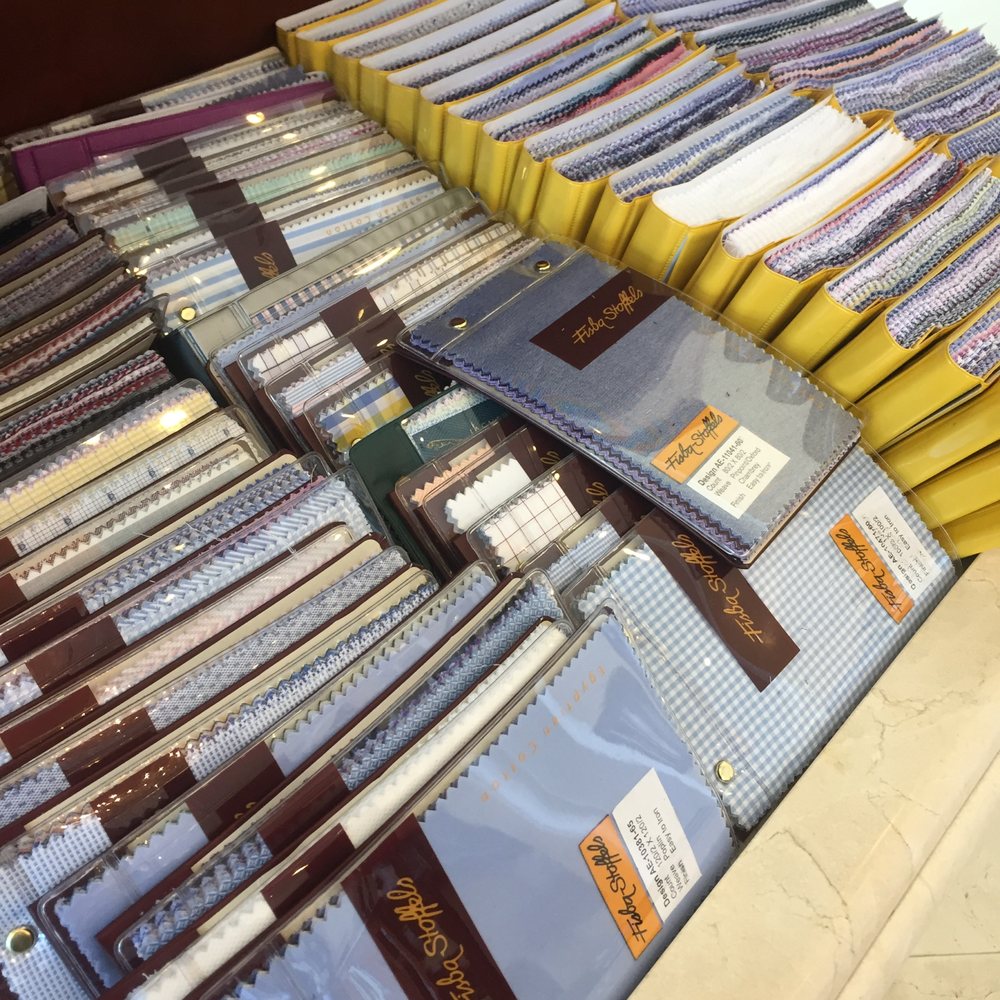 Rocky's Custom Clothes - Wide range of dress shirt fabrics you can choose from. - Men's Clothing Near Me - Sherman Oaks, California
