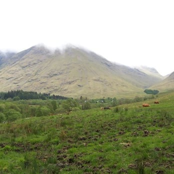 Glencoe Visitor Centre - View from back of Visitor Centre - Visitor Centers Near Me - Ballachulish, HLD